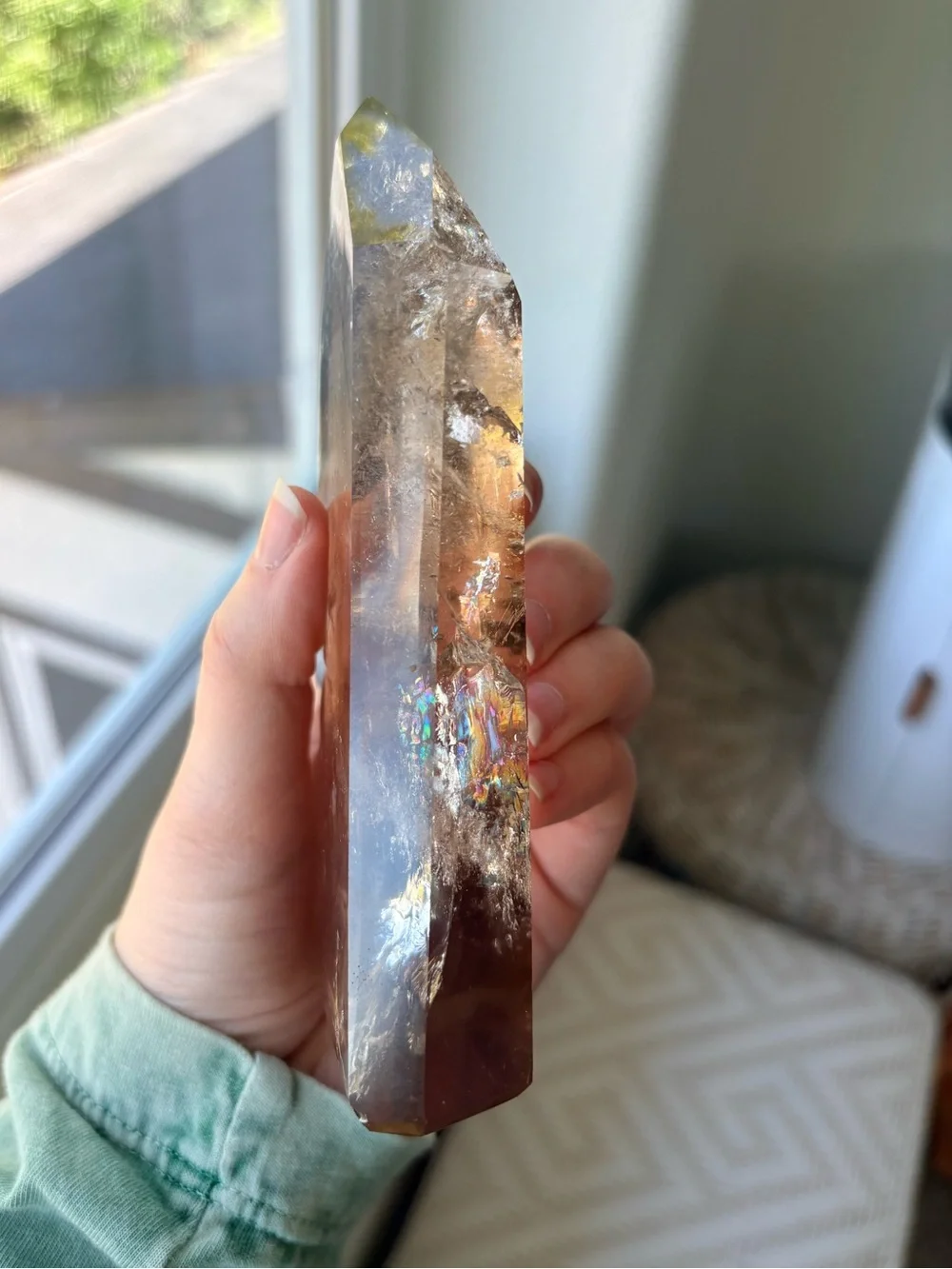 High Quality Smokey Quartz Tower - Picture 13 of 14